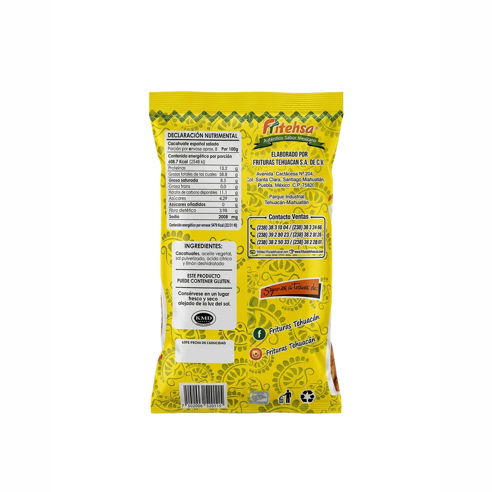Bolsa de Cacahuate Español Salado - Imagen 2